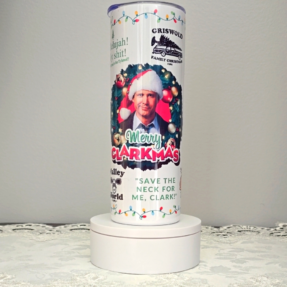 Custom 20oz Stainless Steel Tumbler - Lampoon Christmas